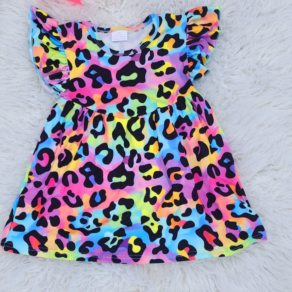 Neon Leopard Dress